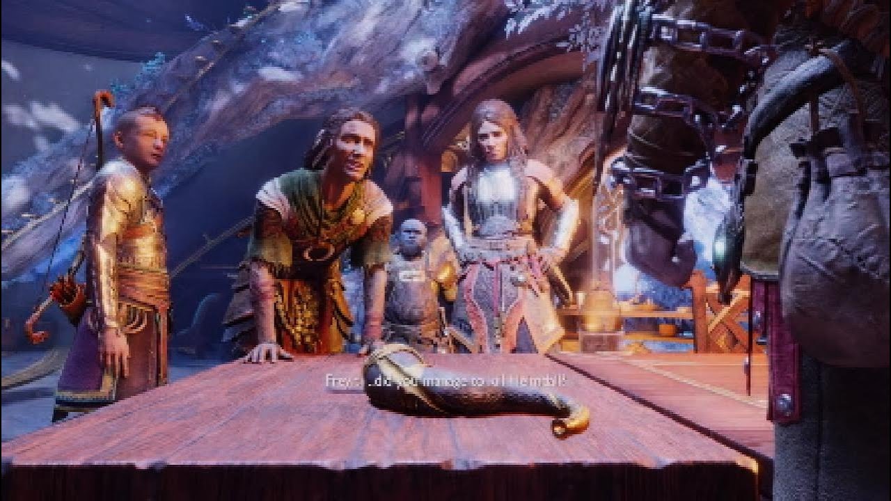 Kratos tells everyone Heimdall is Dead - Atreus wants to go back to Asgard - God of War Ragnarok