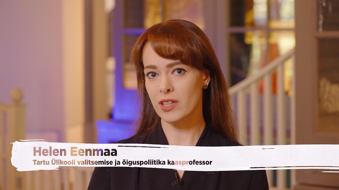 "Jõuga õigust ei loo" – Helen Eenmaa
