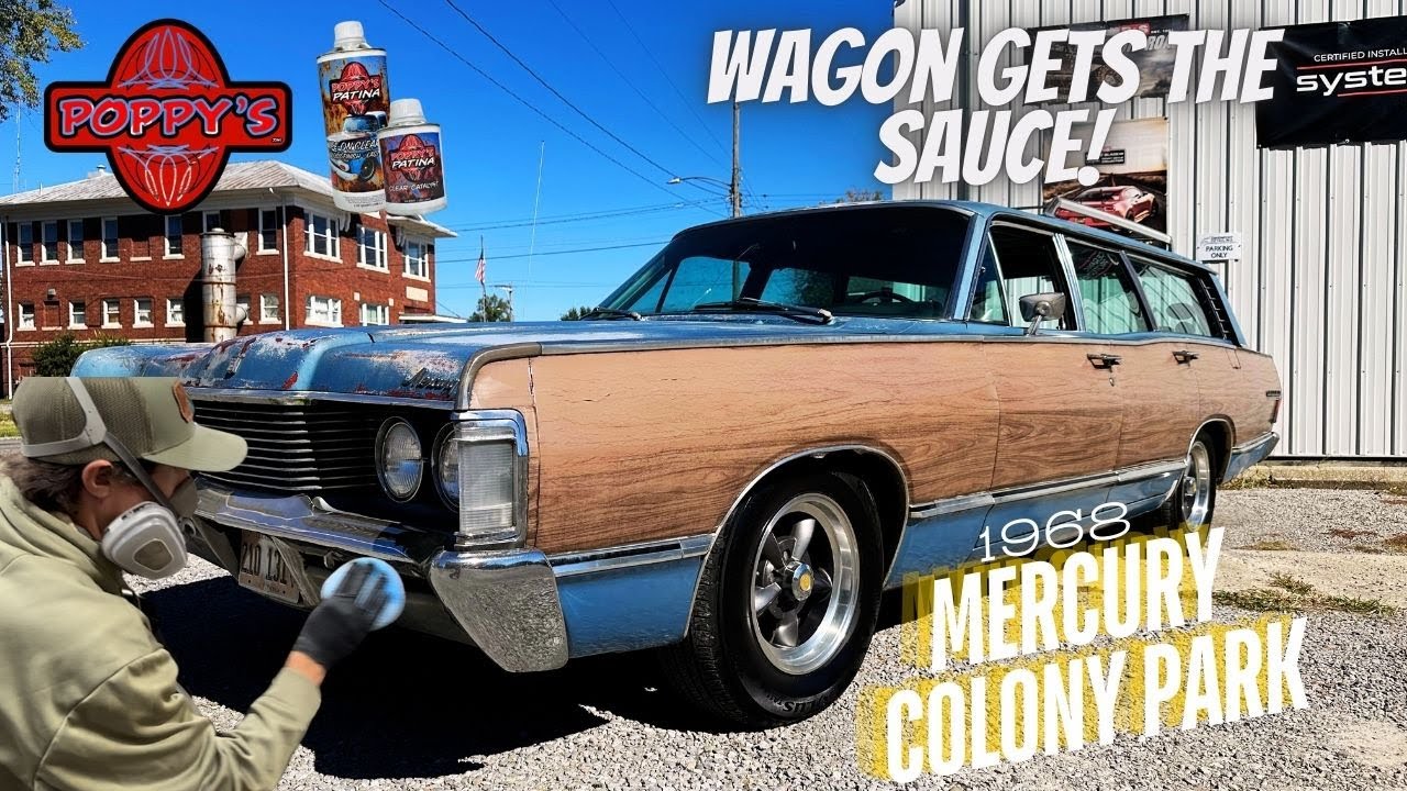 1968 Mercury Colony Park gets the JUICE! Poppy's Patina for the WIN! Going on ROAD TRIPS approved?!