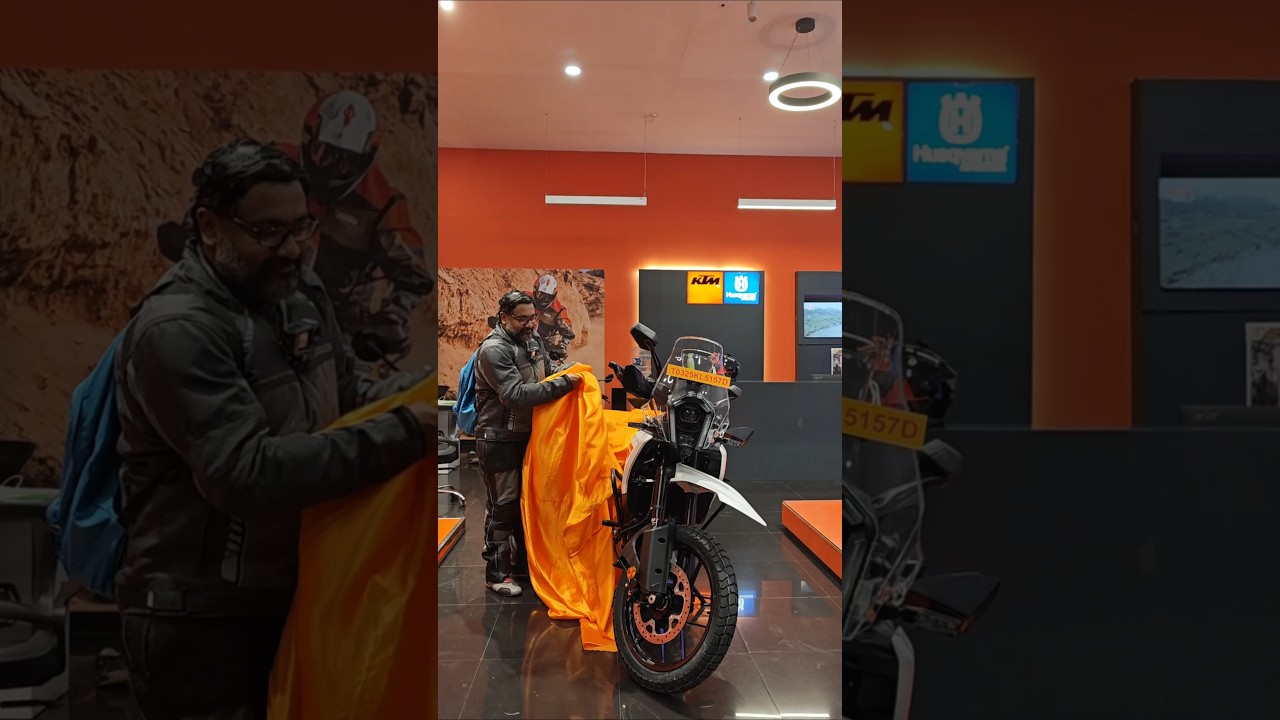 Brand New 2025 KTM Adventure 250 Delivery Switched to KTM From Suzuki vstrom #ktmadventure250 #ktm