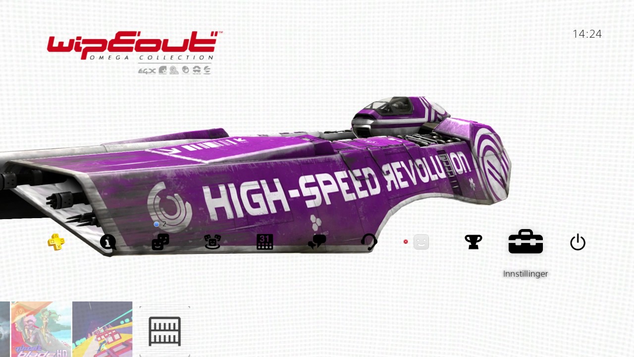 WipEout Omega Collection Dynamic theme