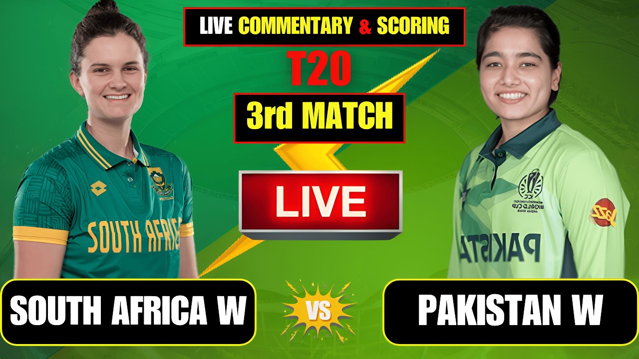 South Africa Women vs Pakistan Women | 3rd T20I 2026 | Live Score & Commentary | Cricket Kila |