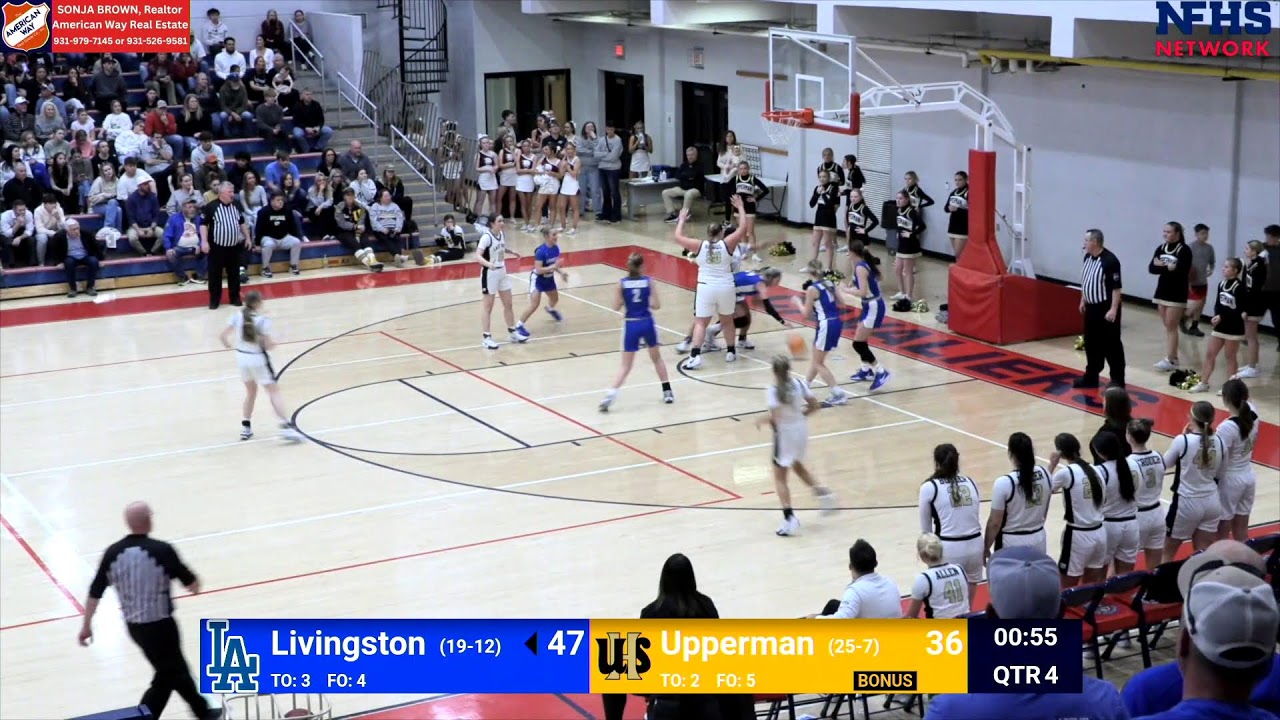 Region 4/3A Girls Tournament Semifinals - Upperman-Livingston