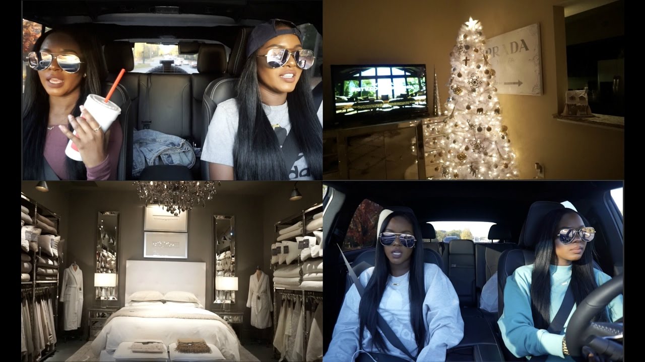 Christmas Decor Shopping, Putting up the Tree, & Restoration Hardware