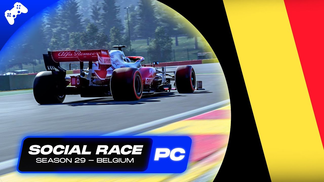 PSGL | PC | Season 29 | F1 2021 Esports Invitational - Race 3 | Belgium