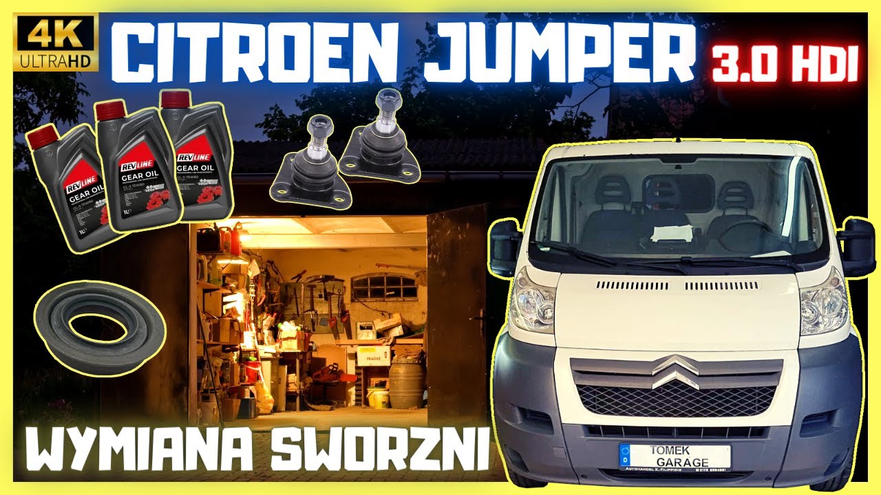 Citroen Jumper 3.0hdi - Luz Na Wahaczu - Wymiana Sworzni