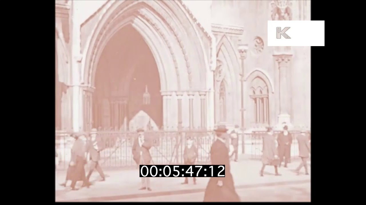1910s Royal Courts of Justice, London, HD