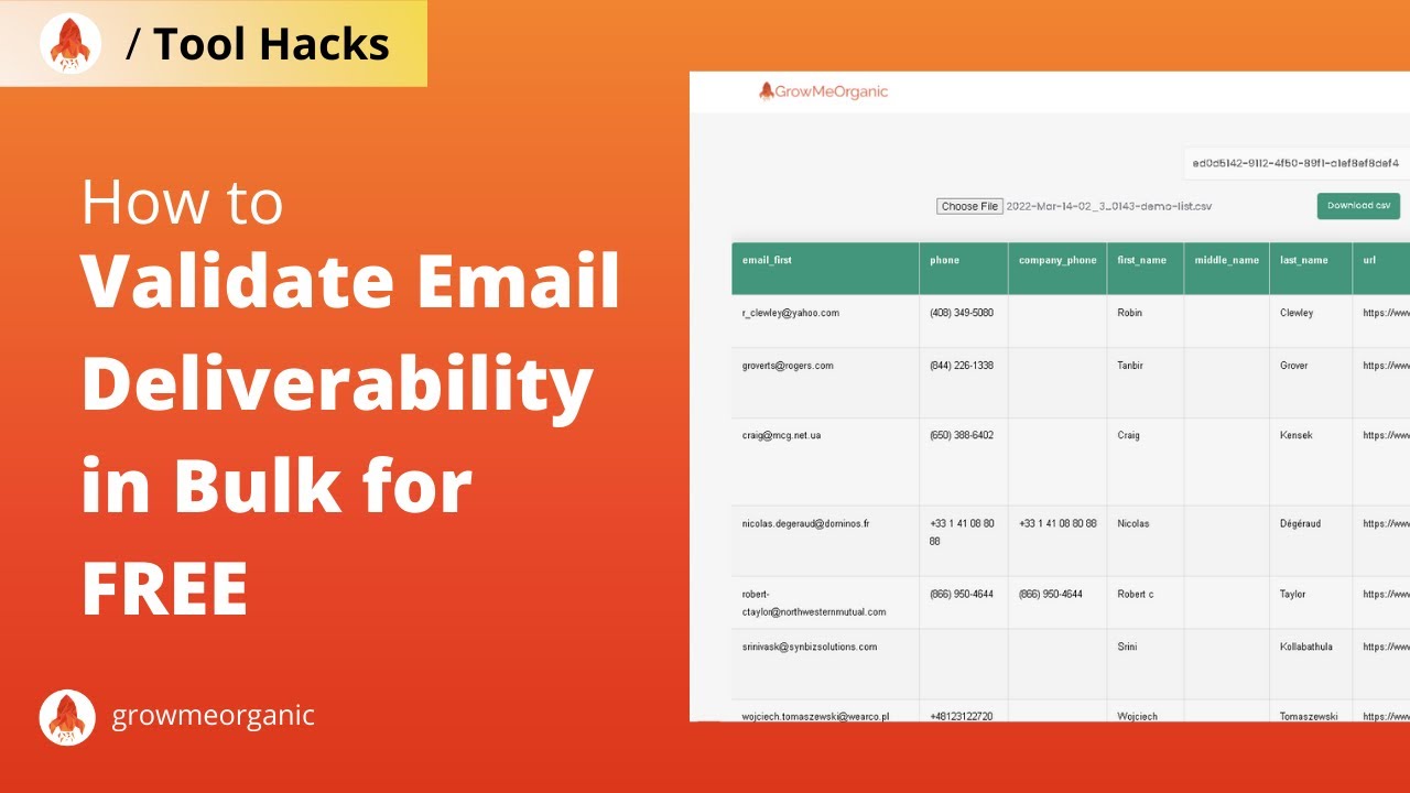 How to validate emails for FREE | GrowMeOrganic