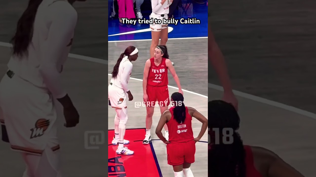 They tried to bully Caitlin #caitlinclark #basketball #wnba