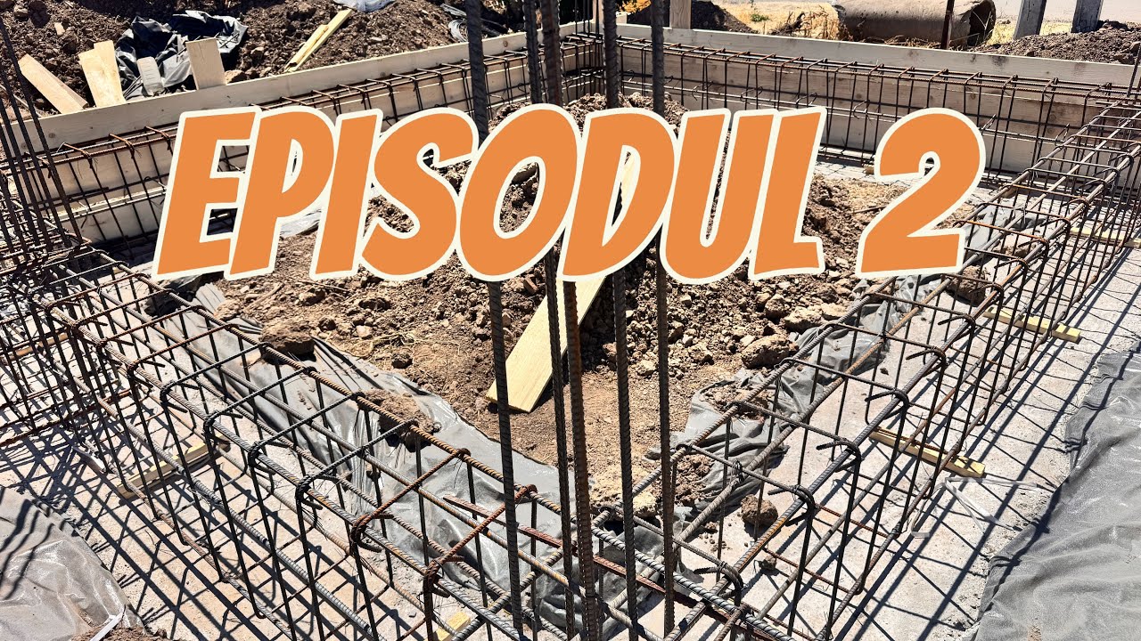 Episodul 2: Elevatie - Turnare Beton - Casa parter. Constructie pas cu pas.