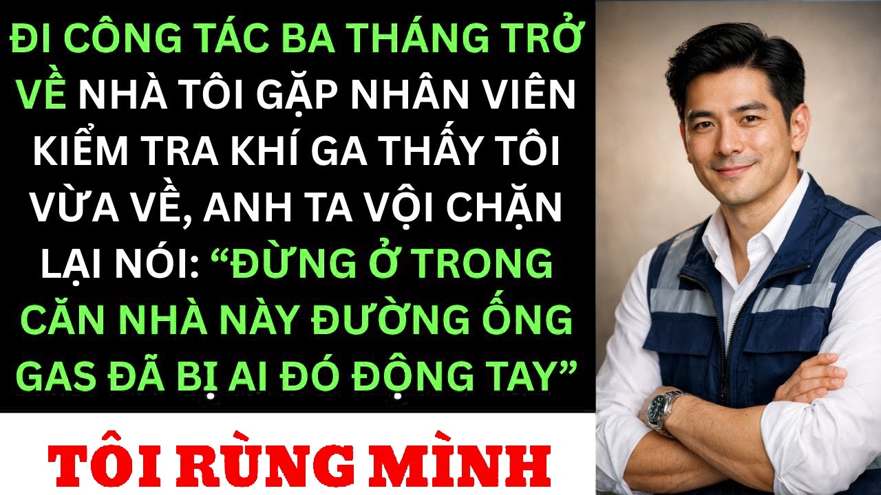 Sau 3 Tháng Công Tác Trở Về, Tôi Bị Nhân Viên Kiểm Tra Gas Chặn Lại: “Anh Đừng Vào Nhà Lúc Này”