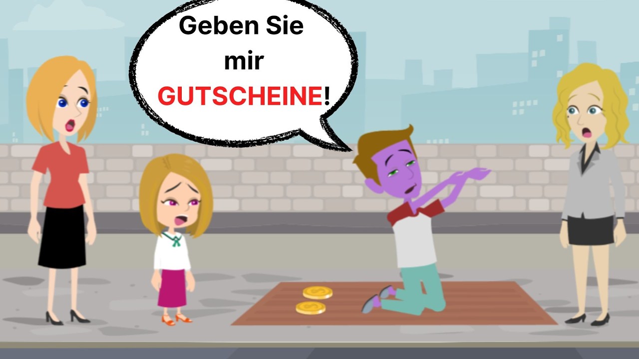 Annys Papa will Lebensmittelgutscheine bekommen - Deutsch Anny