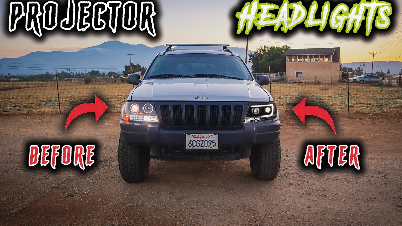 Installing New Projector Headlights on Jeep WJ Grand Cherokee | Najar Offroad