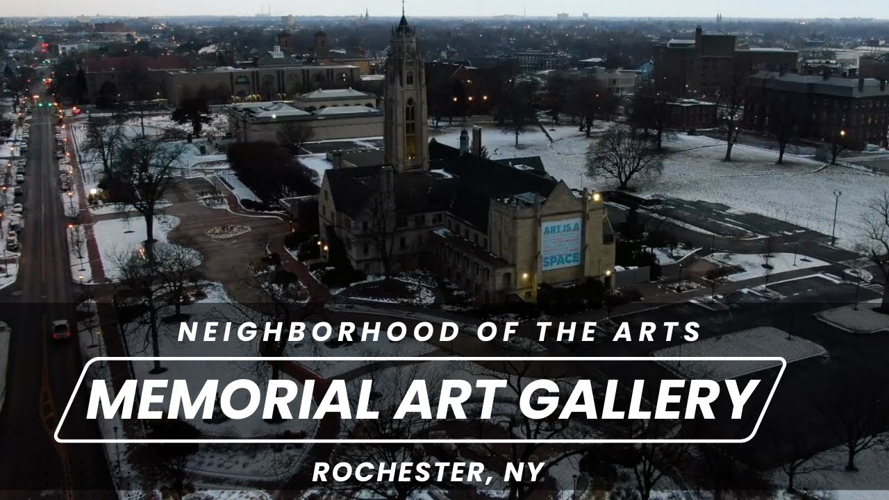 Memorial Art Gallery (MAG) in Rochester NY - 4K Drone Footage - DJI Mavic 2