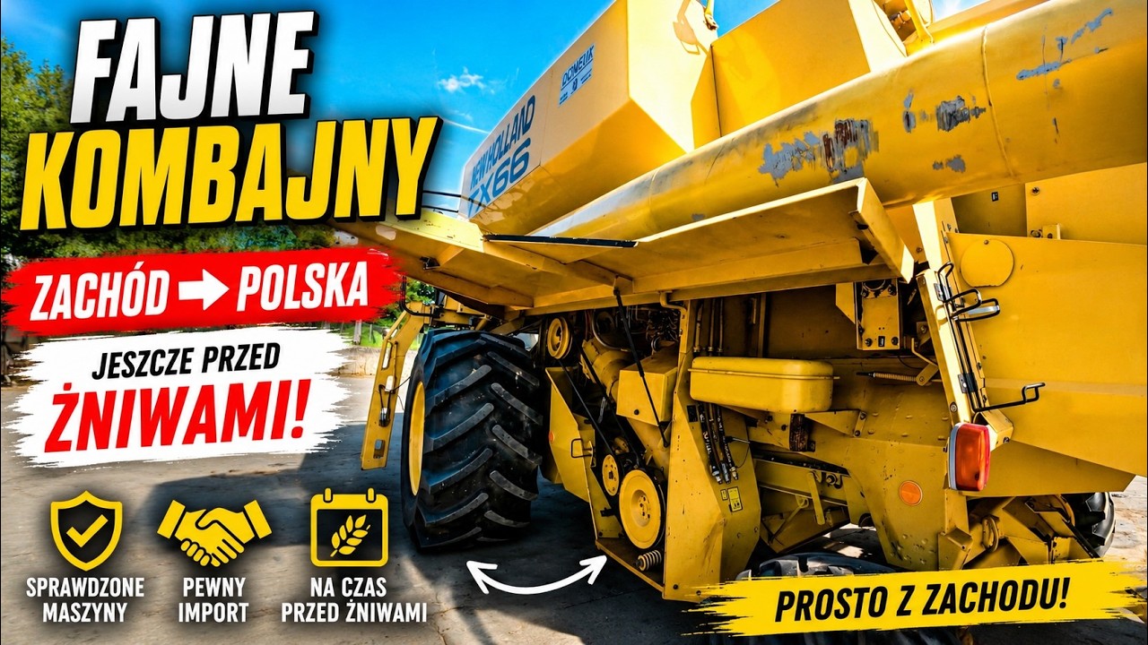 TANIE KOMBAJNY Z BELGII