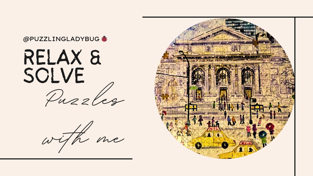 1000 Piece Winter Puzzle The New York Public Library | Time Lapse