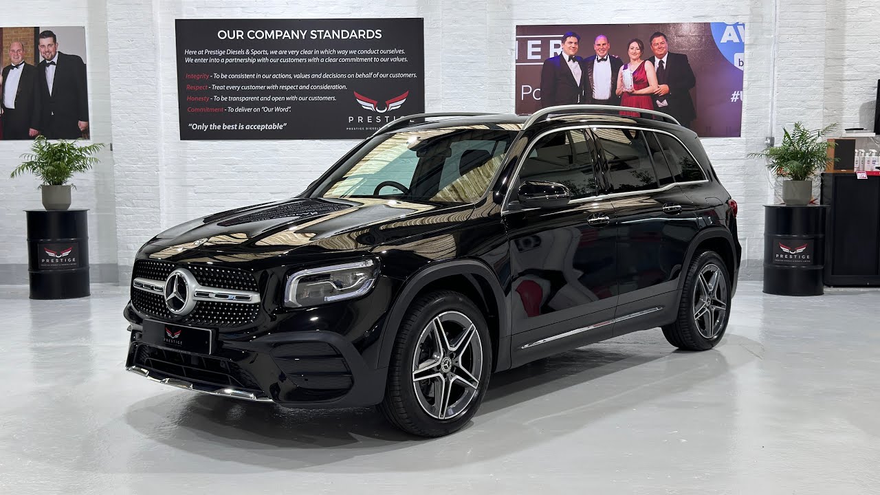 Mercedes GLB 200 AMG Line Premium Plus 7G 2022 года, цвет Cosmos Black Metallic. Обзор/оценка. Ви...