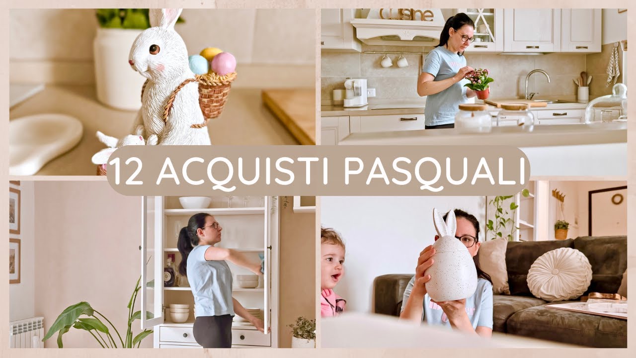 🌸 I miei 12 ACQUISTI PASQUALI PER LA CASA | Svuoto e Pulisco la Vetrina | Consigli Pulizia Vetri