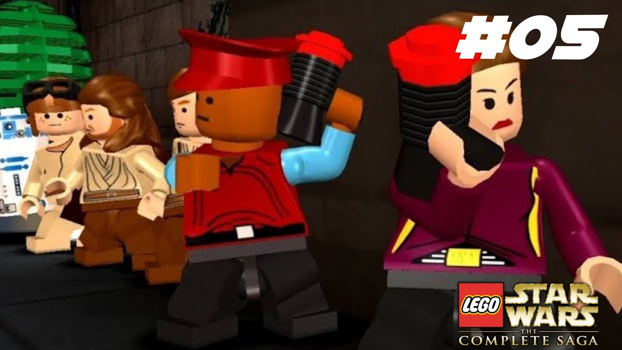 LEGO Star Wars: The Complete Saga #5 - RETAKE THEED PALACE (GAMEPLAY PC)