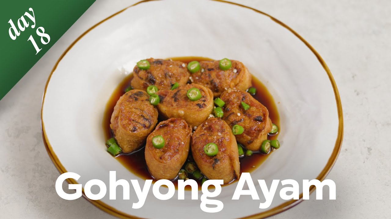 MENU VIRAL BUAT BUKA PUASA ! RESEP GOHIONG AYAM HALAL !