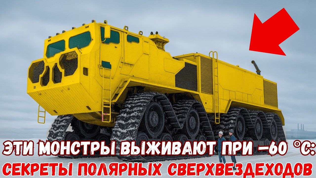 Гиганты льда: самые огромные арктические грузовики, о которых вы не знали