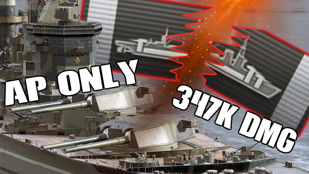 Thunderer - but only AP || 347k dmg - WOWS