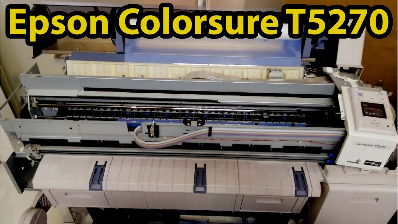 How to Clean Head Epson SureColor T5270 Printer || Epson T5270 Printer Repair