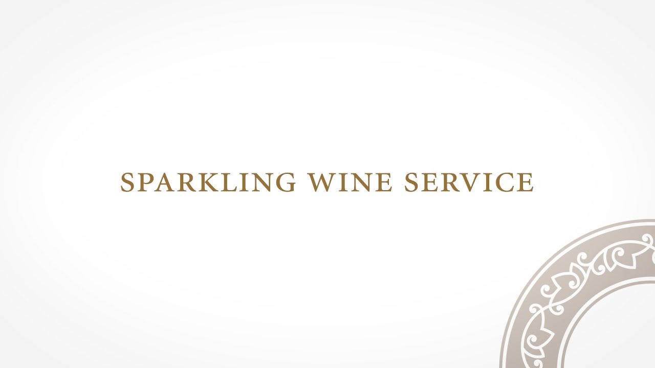 ASI Tutorial: Sparkling wine service