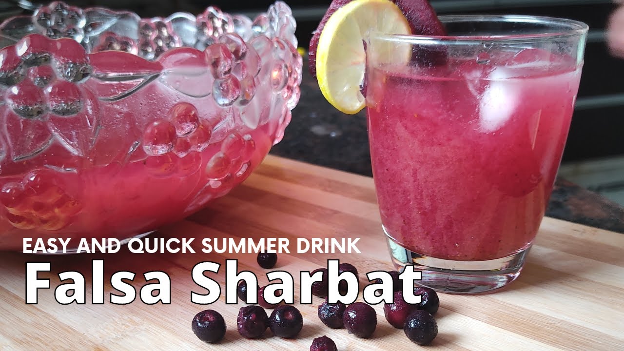 Falsa Sharbat | Easy summer drink | Phalsa Drink | Phalsey ka sharbat