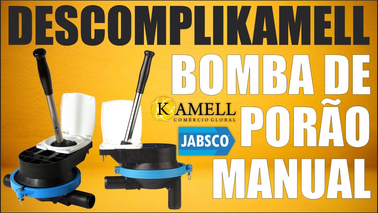 BOMBA DE PORÃO MANUAL - DESCOMPLIKAMELL