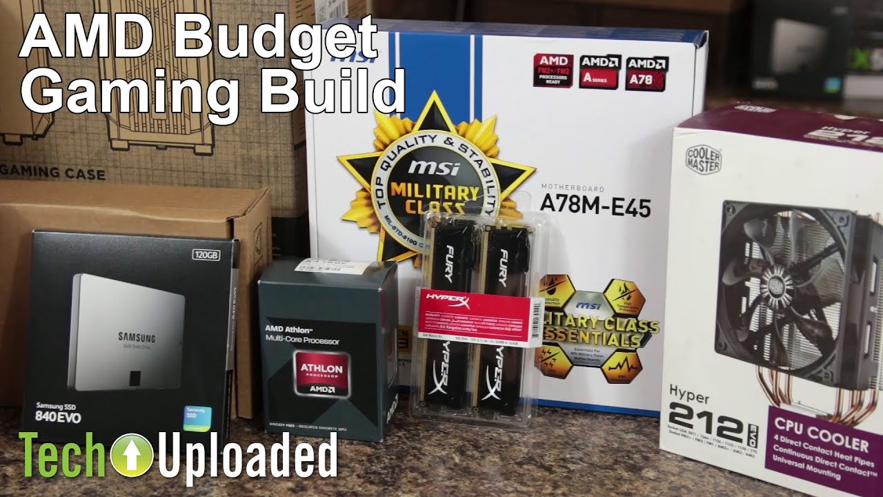AMD budget gaming system - full build guide