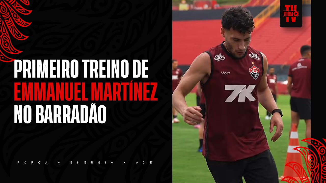 PRIMEIRO TREINO DE EMMANUEL MARTÍNEZ NO BARRADÃO 