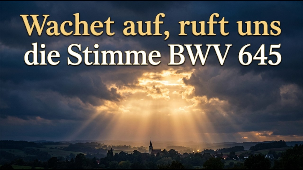 BWV 645 - Wachet auf, ruft uns die Stimme. Органное  И.С. Баха (Подпишитесь, чтобы узнать больше👍)