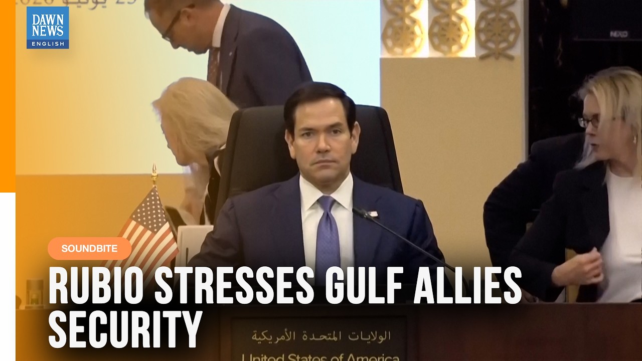 Rubio says Iran Deal Will Safeguard Gulf Allies Security | Dawn News English