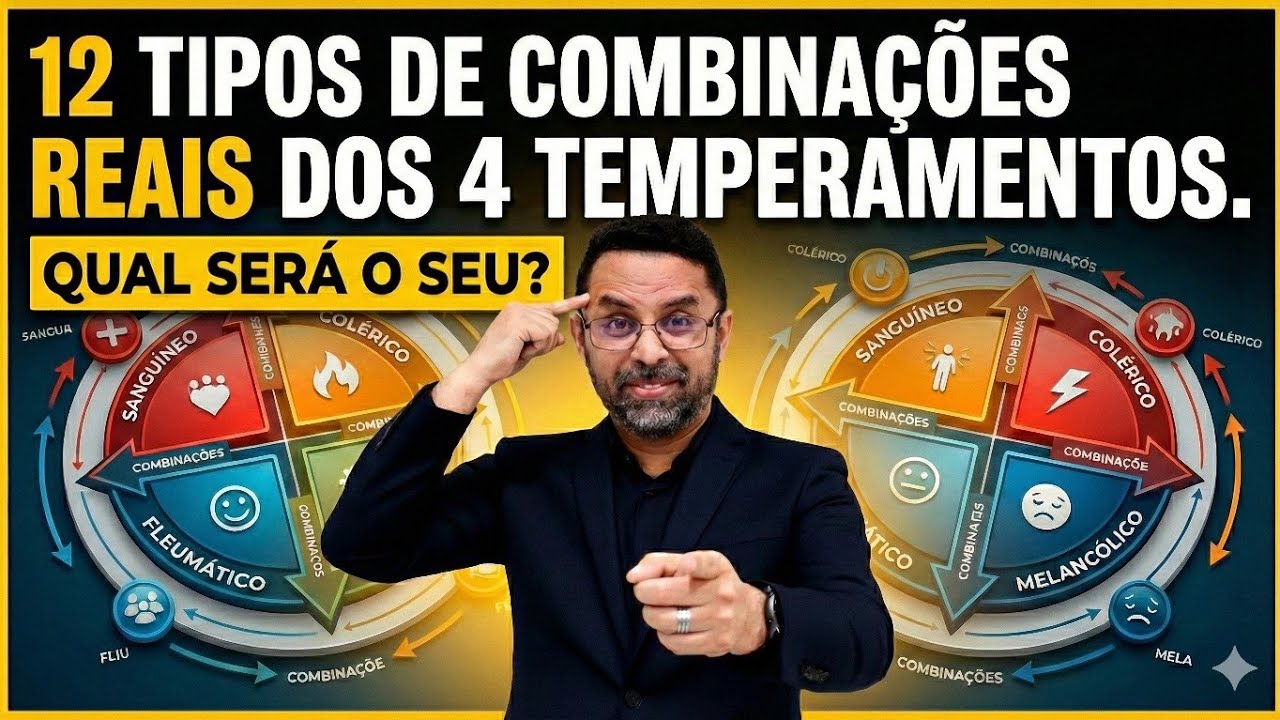 12 Tipos de Combinações Reais dos 4 Temperamentos