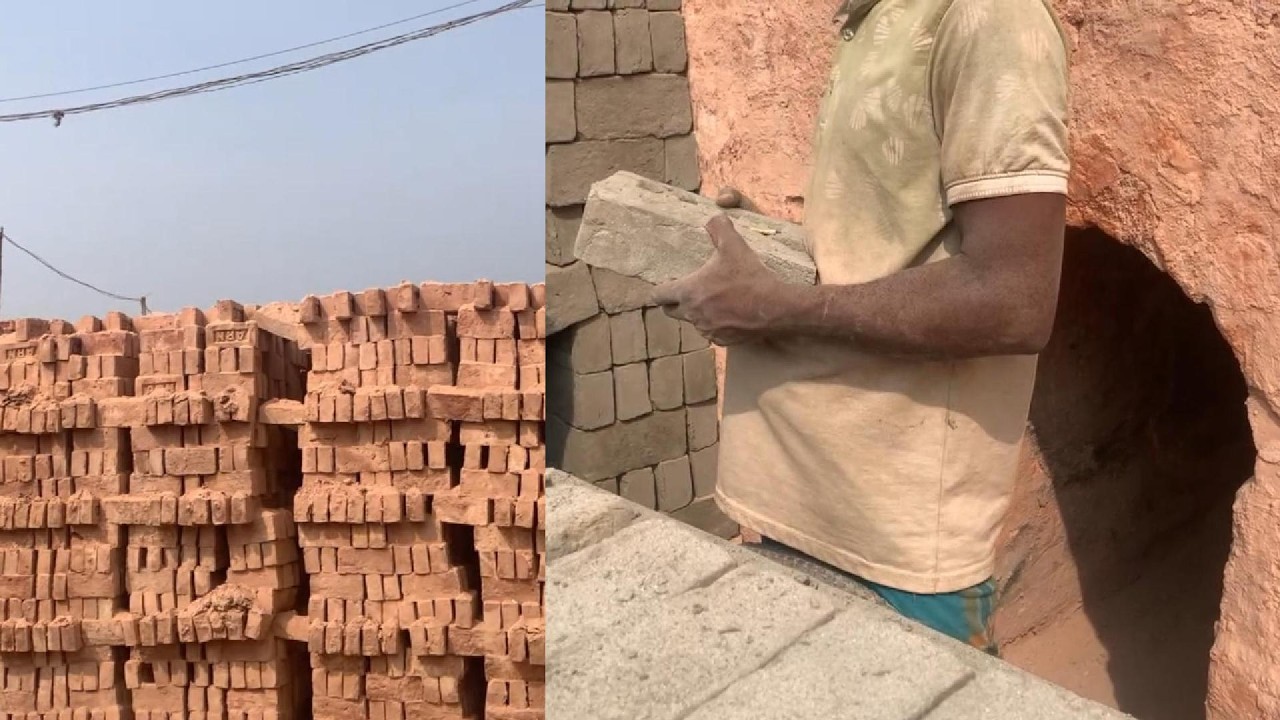 ইট সাজানোর পদ্ধতি  ও কাঁচা ইট কি ভাবে পোড়া হয়  Brick making methods and how raw bricks are fired