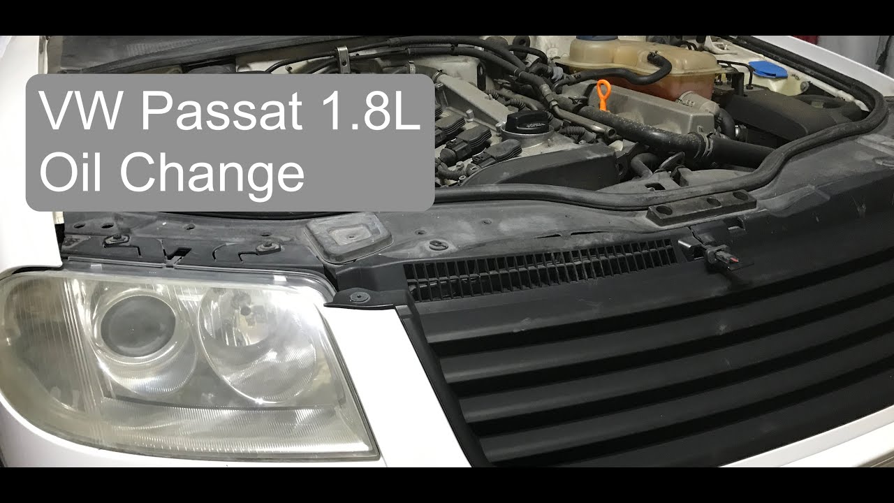 1998-2005 VW Passat 1.8L Oil Change