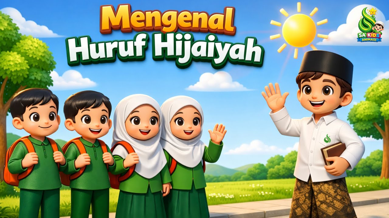 Lagu Anak Islami | Mengenal Huruf Hijaiyah | Lagu Anak Anak | Lagu Anak Muslim Indonesia