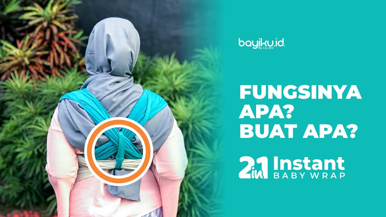 Tips Menggendong Nyaman GEOS 2in1 - fungsi ring band di gendongan 2in1 Instant Baby Wrap bayiku.id