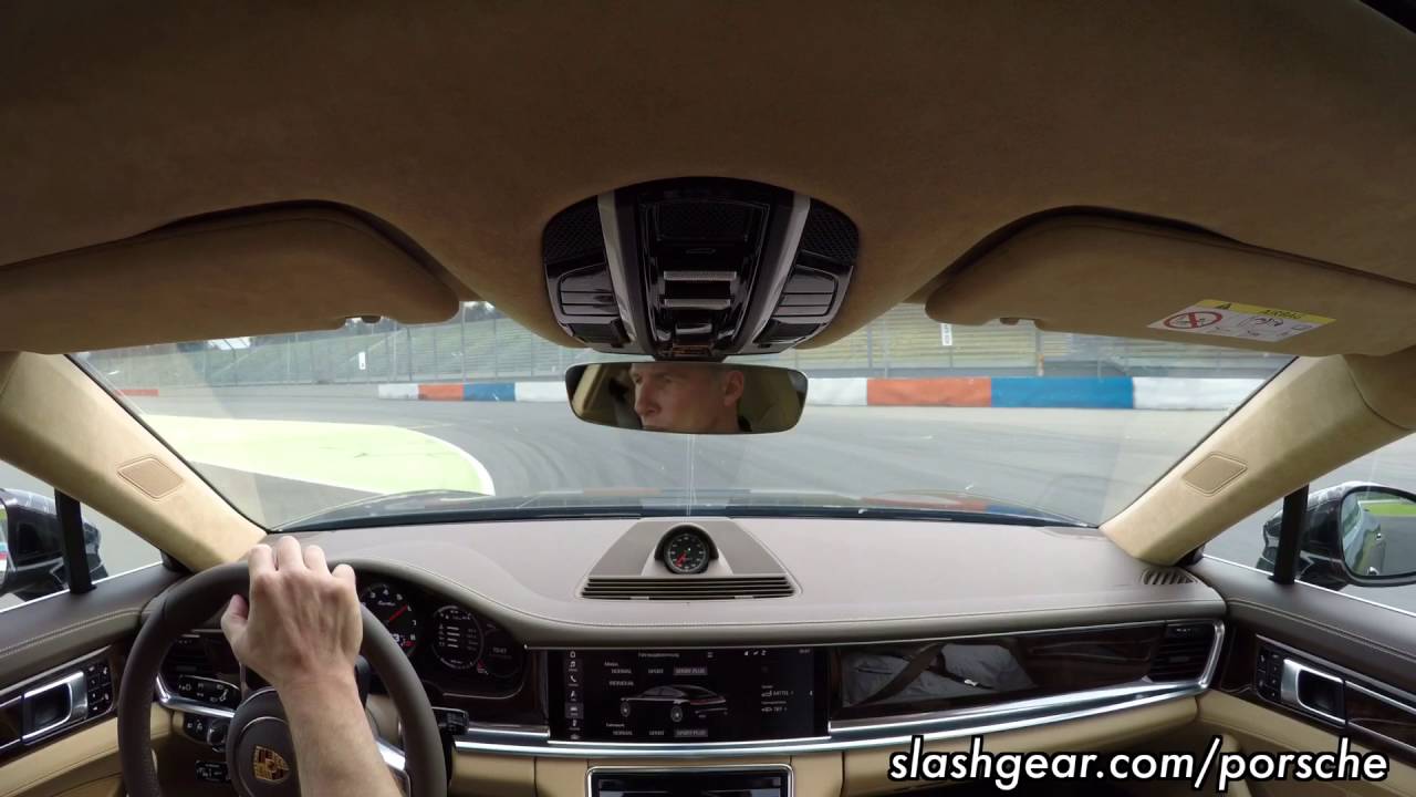 Crazy hot lap in the new 2017 Porsche Panamera Turbo