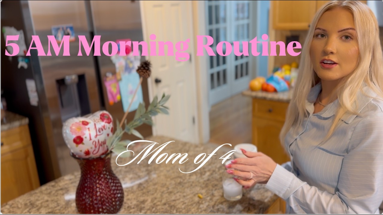 5 AM Morning Routine for a Productive 2026  Mom Edition