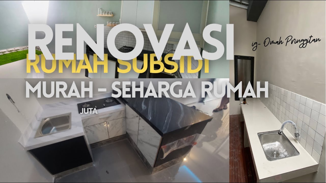 RENOVASI RUMAH SUBSIDI DARI YG PALING MURAH SAMPAI SEHARGA RUMAH‼️