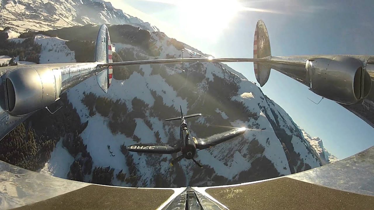 Lightning P38 & Corsair training. Salzburg January 2013