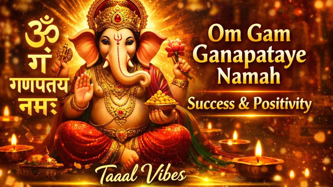 ॐ गं गणपतये नमः | Om Gam Ganapataye Namah Mantra | Ganesh Mantra for Success & Positivity