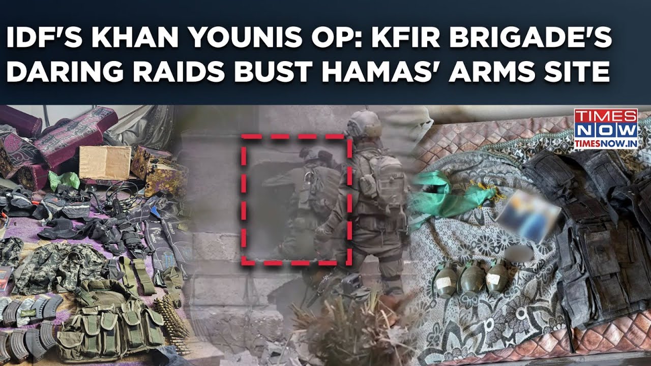 IDF's Action-Packed Khan Younis Op: Kfir Brigade's Daring Raids Bust Hamas' Nukhba Forces' Arms Site