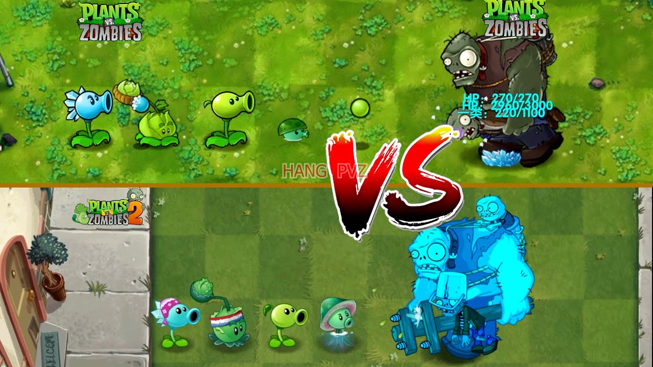PVZ  FUSION VS PVZ 2 - 4 Plants Team Vs  Zombie Team - p35 - Who will win ?#pvz #plantsvszombies