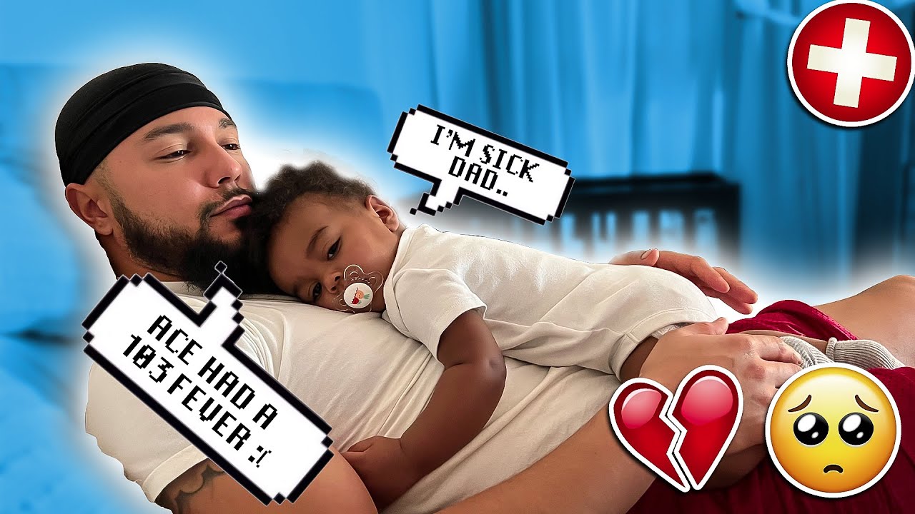 OUR 9 MONTH OLD HAS A CRAZY FEVER !!