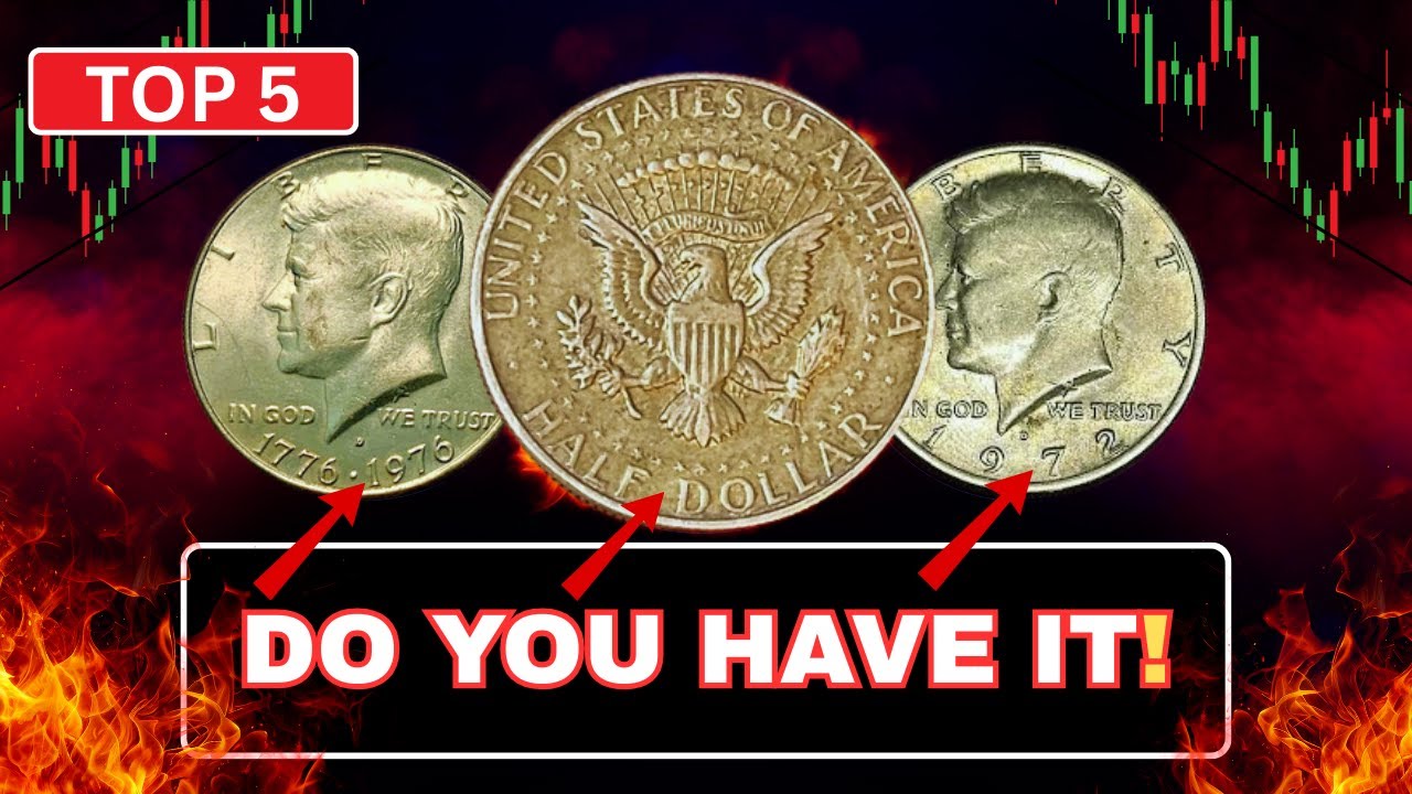 Top 5 Rare Kennedy Half Dollars That Could Make You Rich — Don’t Spend Them!