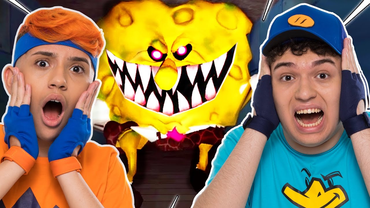 MEU AMIGO FOI ENGOLIDO PELO BOB ESPONJA ASSUSTADOR NO ROBLOX!! (The True Ingredients)