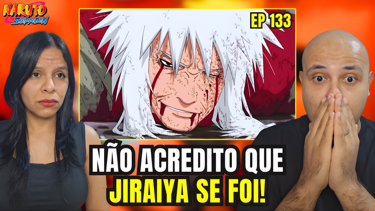 A despedida de Jiraiya! ESSE EP FOI TRISTE! | React NARUTO SHIPPUDEN Episódio 133